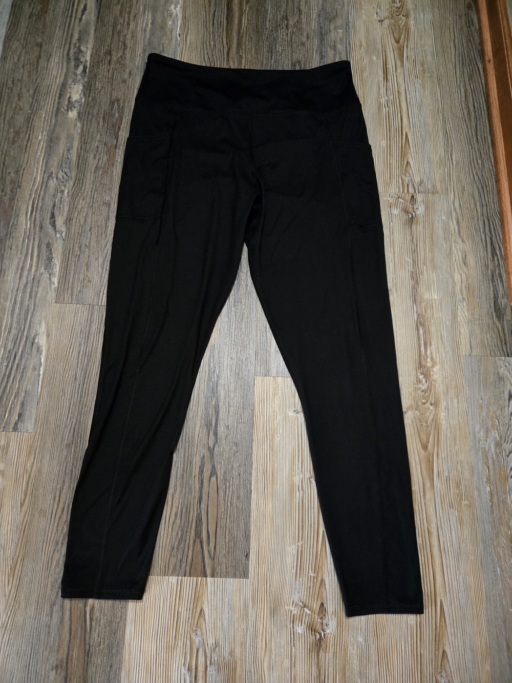Maurices Black Leggings with Side Pockets